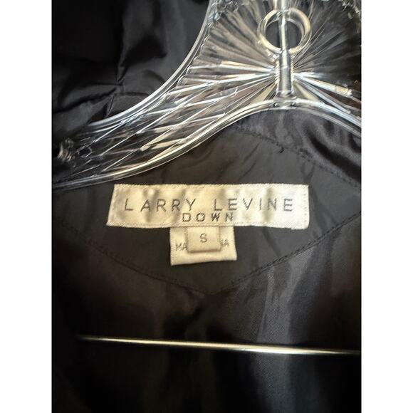 LARRY LEVINE - black DOWN Coat/ Puffer -size small - Picture 4 of 9
